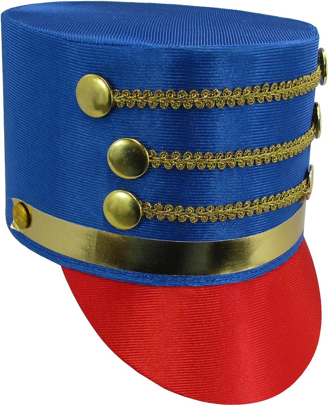 Nicky Bigs Novelties Nutcracker Hat Adult Toy Soldier Costume Marching Band Majorette Ring Master Top Hat Cosplay Accessory