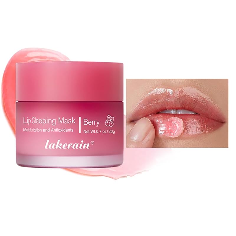 Sleeping Lip Mask, Long-Lasting Nourish & Hydrate Lip Mask, Lip Balm, Lip Oil, Lip Skin Care, Hydrating, Moisturizing Lip Lines Night Sleep Care Lip Anti-chapped Lip Cream (04# Grape)