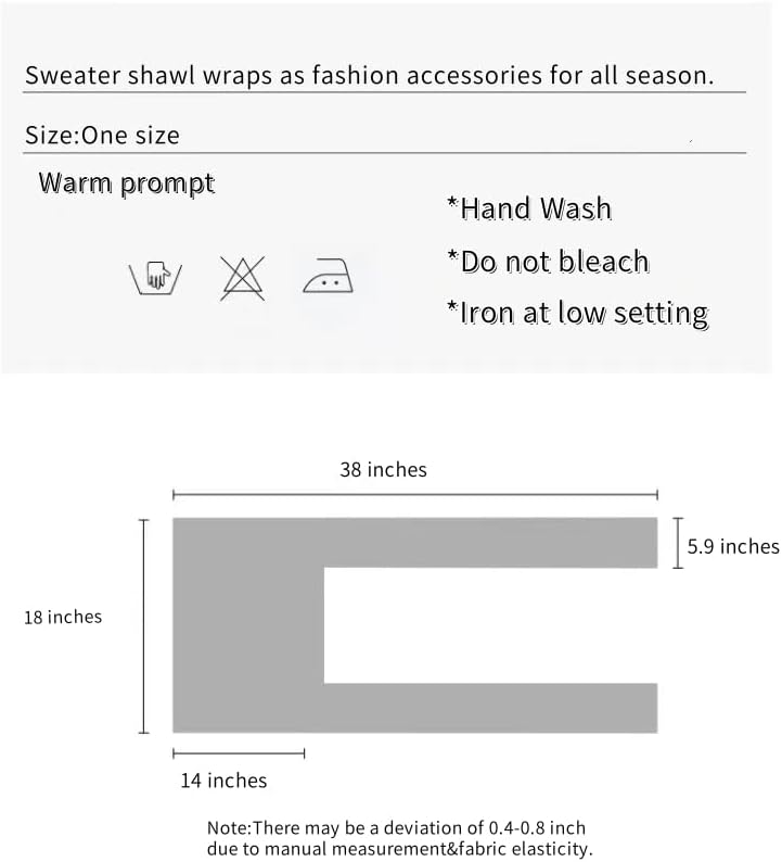 Sweater Shawl Wraps for Women Sweater Knitted Knotted Shawls Travel Casual Scarf Cape Shoulder Tops Fashion Wrap