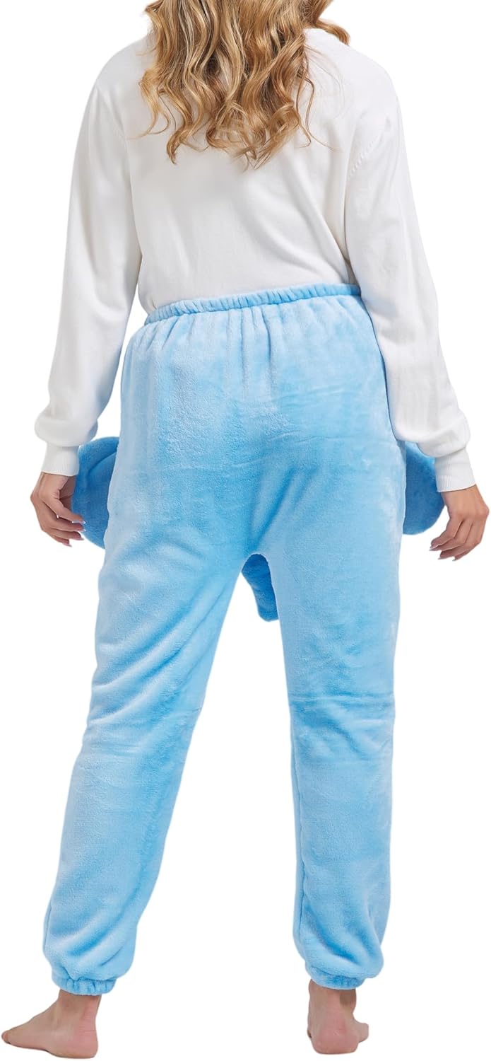 Funny Elephant Pajama Pants,Cute Dimensional Couple Pajama Pants Bottoms For Women Men