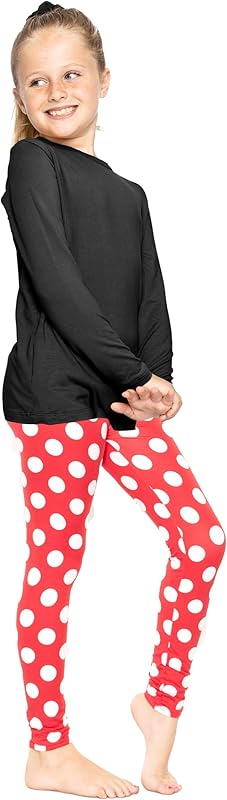 STRETCH IS COMFORT Oh So Soft Youth Girls Long Sleeve Crew and Leggings Set, Includes Top and Bottom