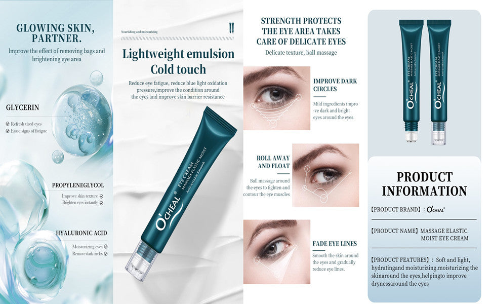 O’CHEAL Massage Eye Cream Lightening Dark Circles Firming Skin Instant Eye Repair Serum Stick for women Women Eyes Care