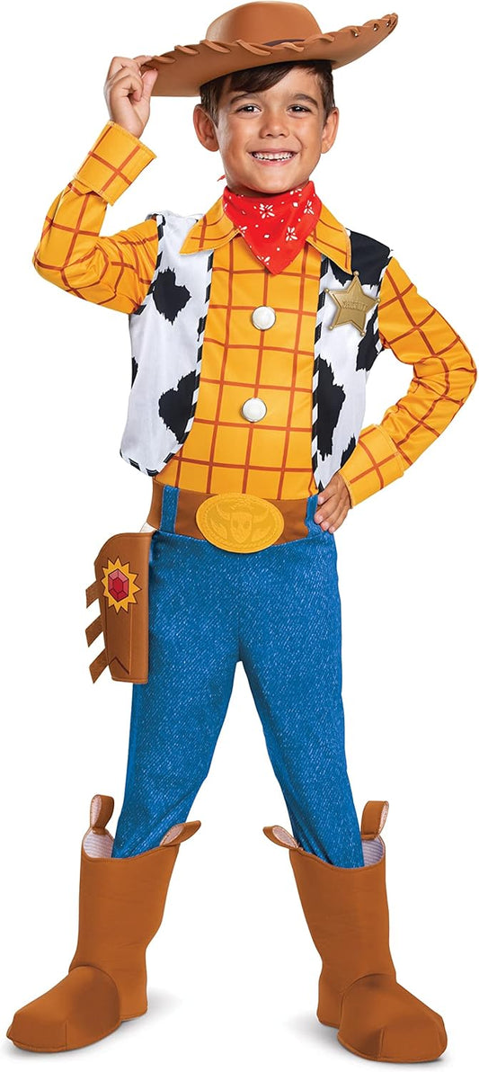 Woody Costume, Official Disney Pixar Toy Story 4 Deluxe Boys Costume
