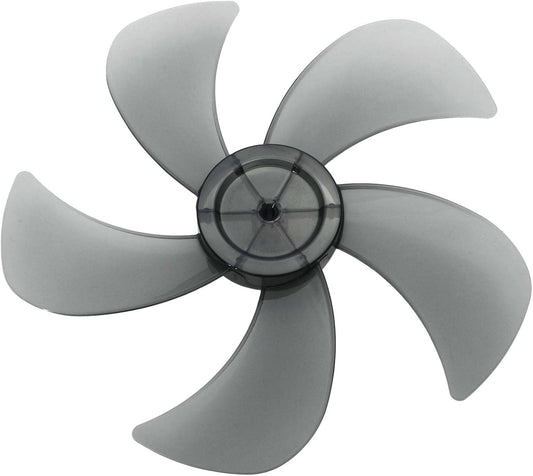 Plastic Fan Blade Replacement for Standing Pedestal Fan Table Fanner General Accessories with Nut Cover Type B 14 Inch