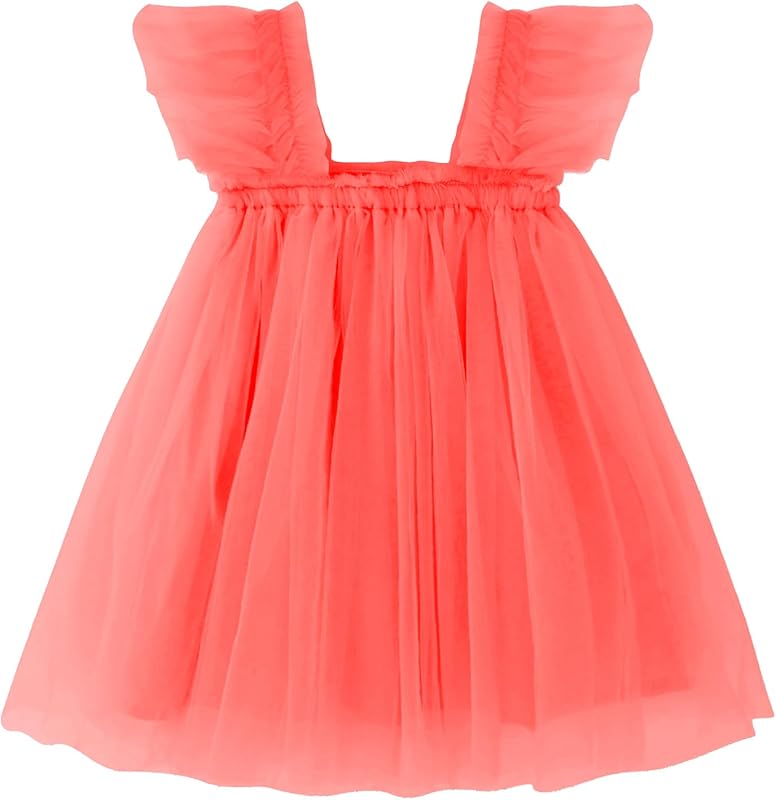 AGQT Baby Girls Tutu Dress Tulle Sundress Size 9M-5T