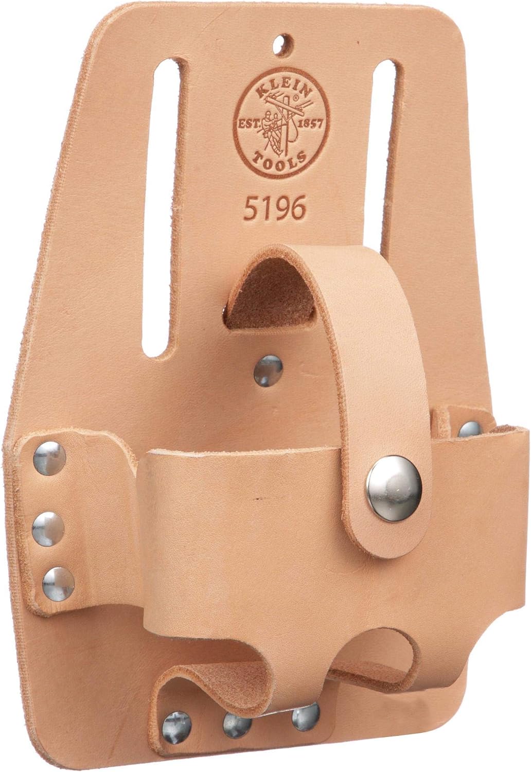 Klein Tools 5196 Tape Measure Holder, Leather, Large