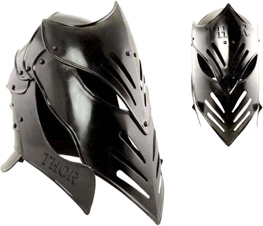 Medieval Armor Darkness Fantasy Armageddon Knight Close Helmet Rustic Vintage Home Decor Gifts