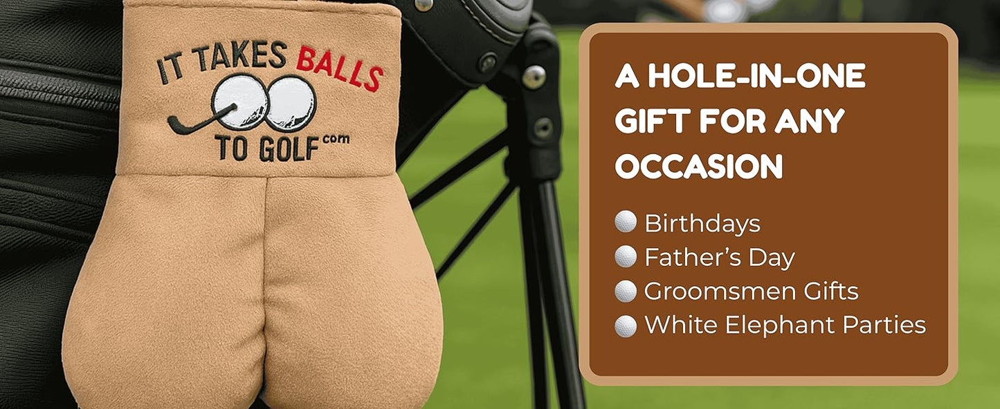 MySack Golf Ball Storage Bag | Store Your Other Golf Accessories for Men Such as Tees & Gloves by Putting Them in This Gag Gift