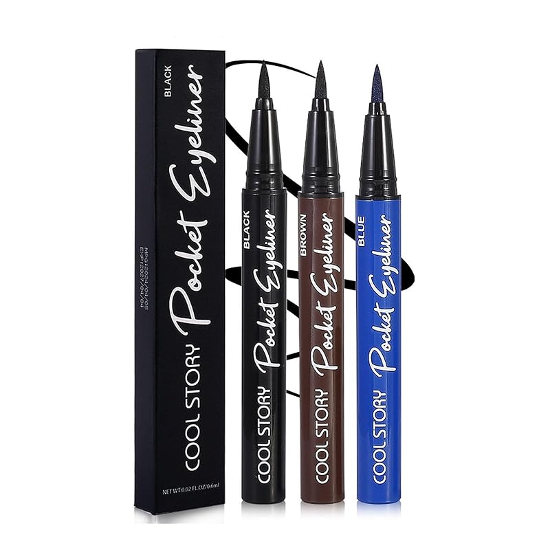 COOL STORY 12 Color Glossy Eyeliner Gel Pencil Eyebrow Pen Eye Makeup Waterproof Smudge Proof Long Lasting