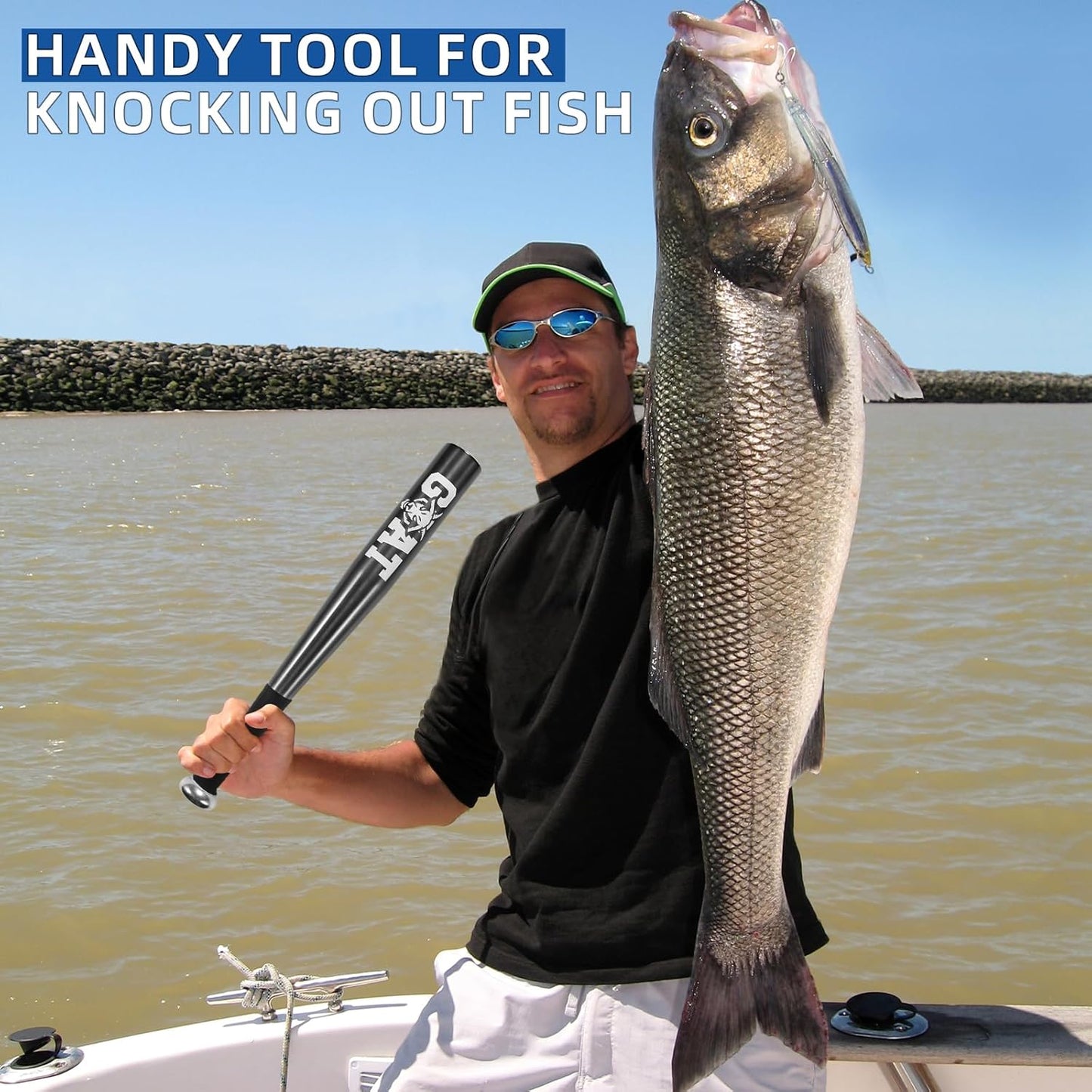 Baseball Bat, Aluminum One-Handed 18-inch Training Softball Bat, Fishing Bat, Home/Outdoor/Self-Defense Gear, Truck Tire Checker, Camping Self-Defense Gear