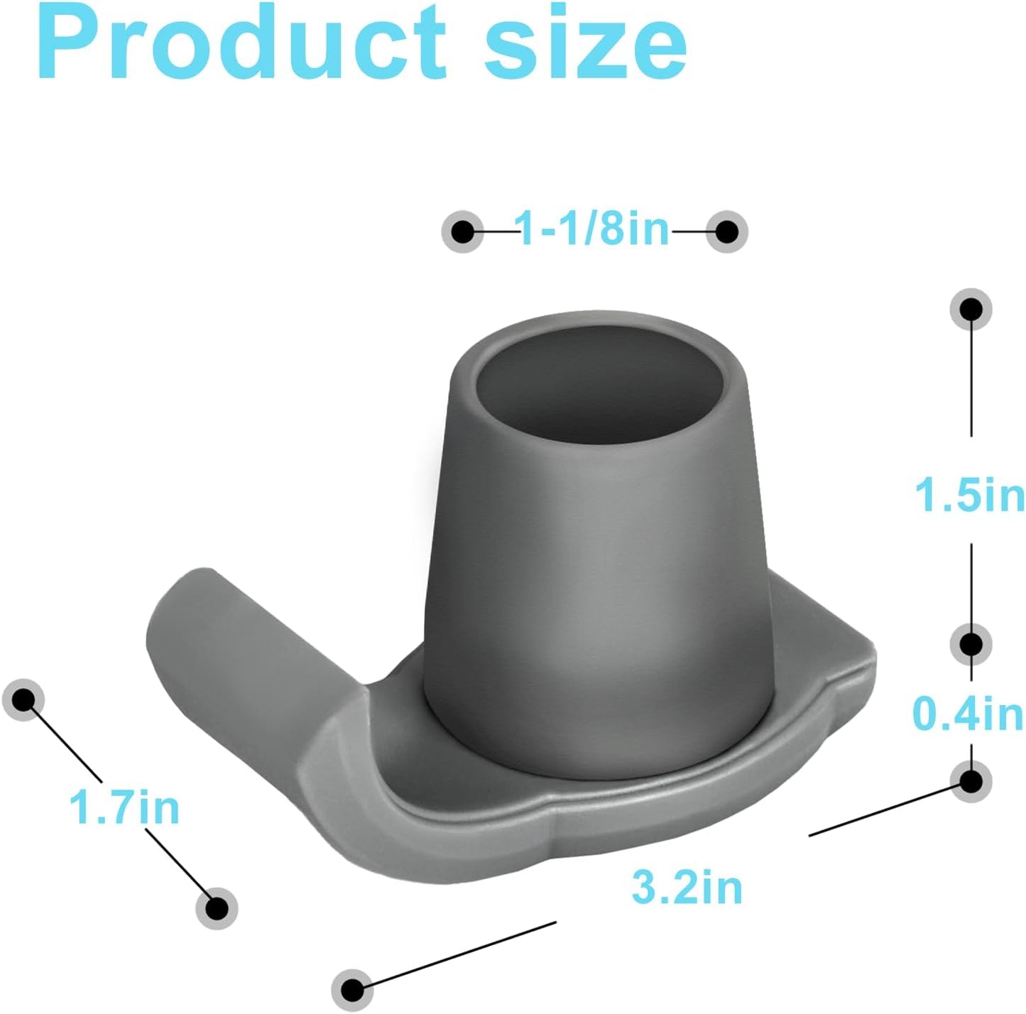 2 Pack Walker Skis Glides for Folding Walkers, Walker Glides for Seniors, Essentials Walker Accessories Mobility Aid Accessory for Seniors