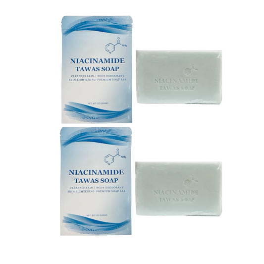2 Bars Niacinamide Tawas Soap 100g Each