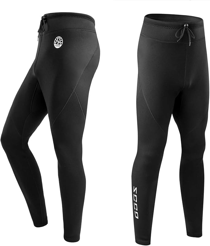 Men&Women Wetsuit Pants, 1.5mm/3mm Neoprene Long Pants Keep Warm,Diving Pants for Surfing Kayaking Swimming Diving Canoeing