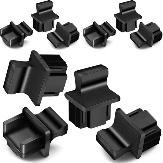 RJ45 Dust Covers Caps Ethernet LAN Port Protector Suitable for Network Swticher/Router/Hub/Cards/Computer/Copper Transceiver Module Silicone 20pcs/Pack