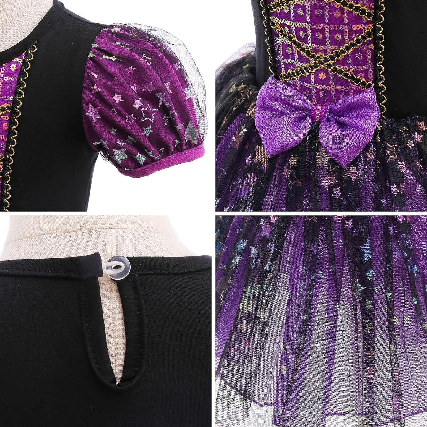 BAOHULU Leotard for Girls Ballet Dance Short Sleeve Full Tulle Tutu Skirted Dress Ballerina Costumes - TrendyLookz