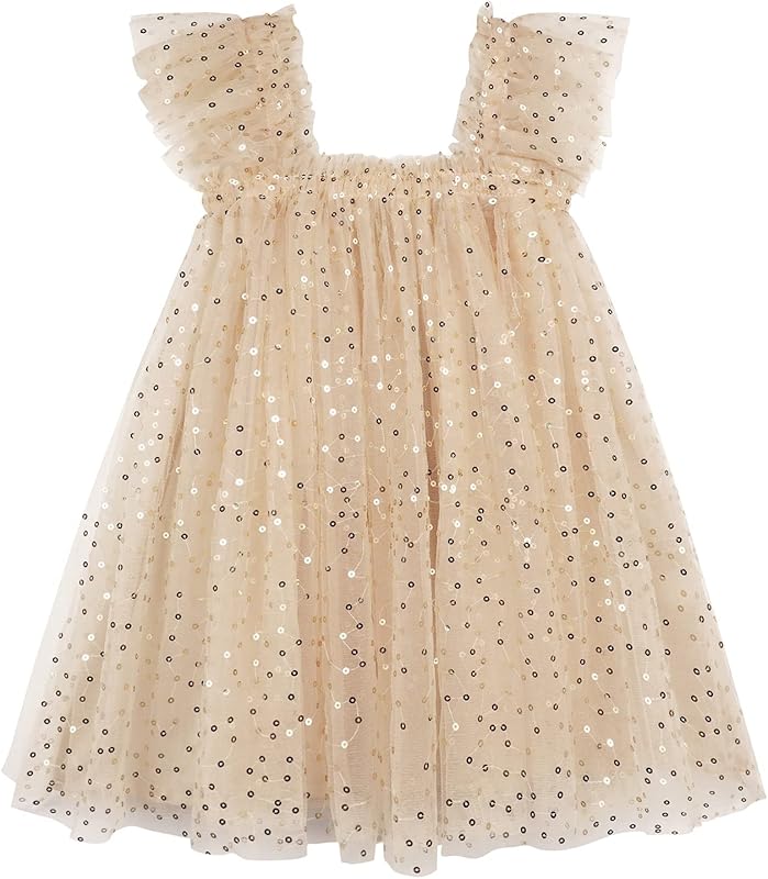 AGQT Baby Girls Tutu Dress Tulle Sundress Size 9M-5T