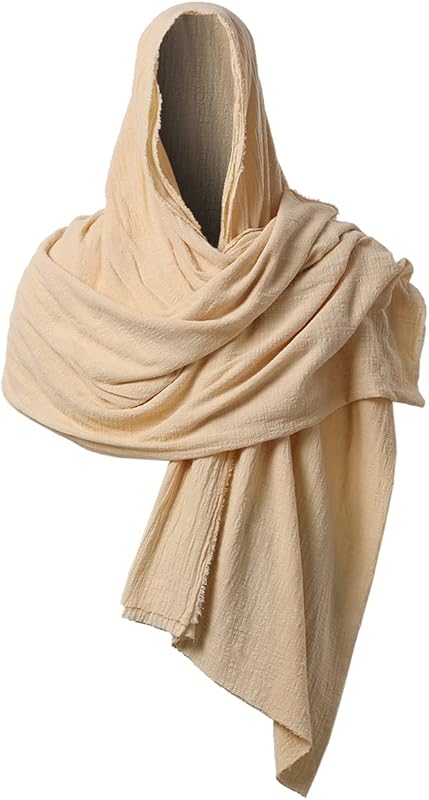 GRACEART Post Apocalyptic Shawl Scarf Shaman Cowl Medieval Costume Sash