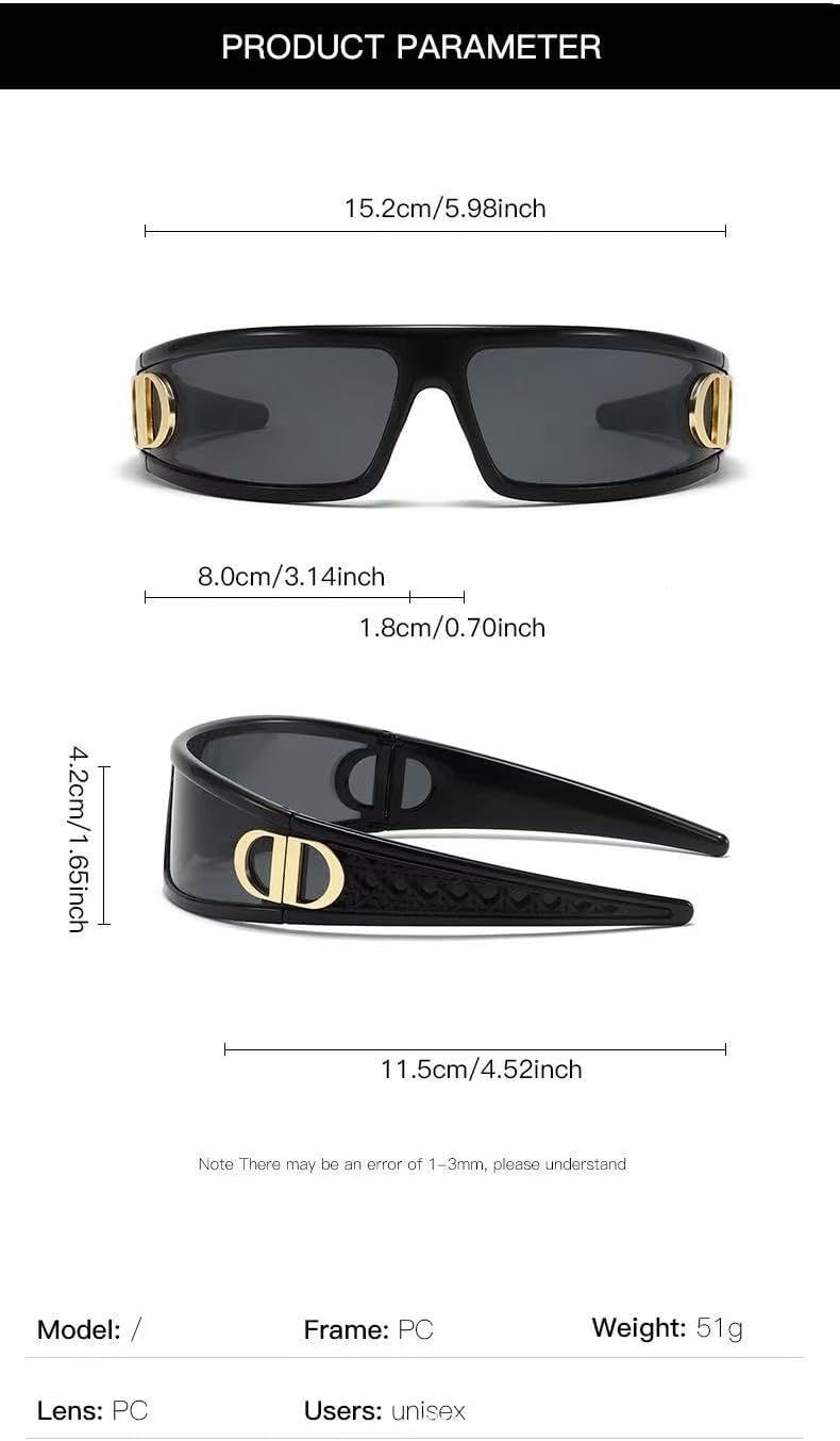 Sunglasses Headband - Cool Cycling Glasses & Stylish Hairband, Fashionable Sun Glasses for Women