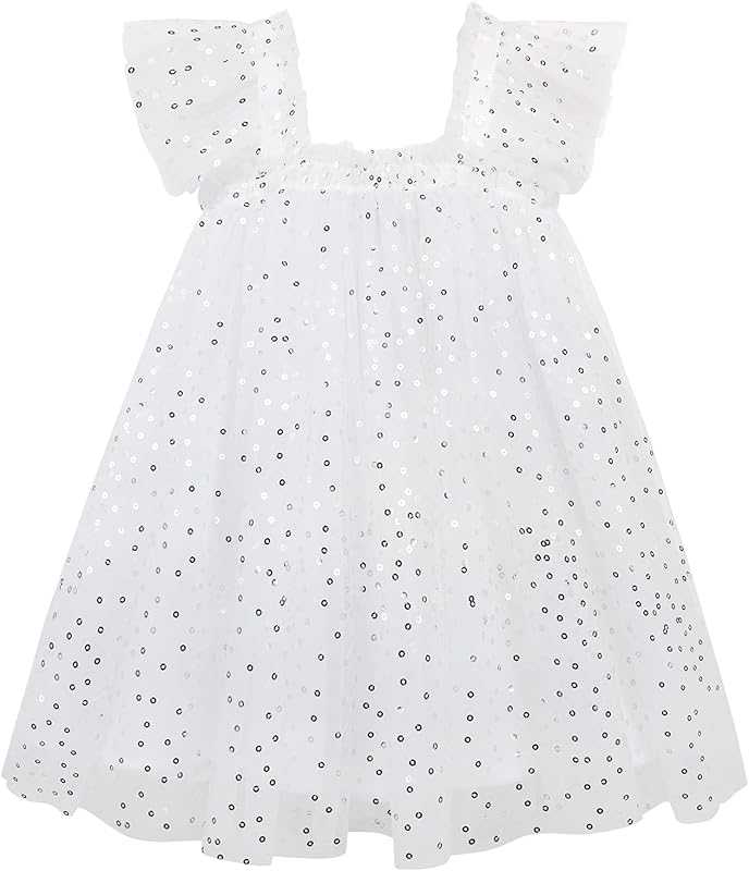 AGQT Baby Girls Tutu Dress Tulle Sundress Size 9M-5T