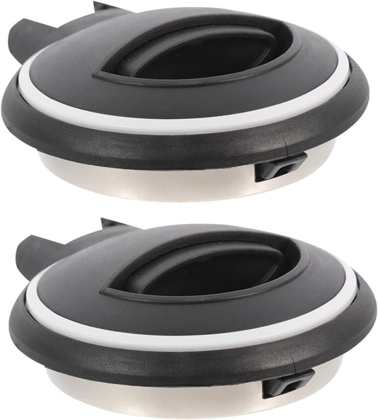 2pcs Teakettle Cover Electric Kettle Lid Easy Install Heating Water Kettle Cover for Convenient Pouring Replacement for Old Broken Lids