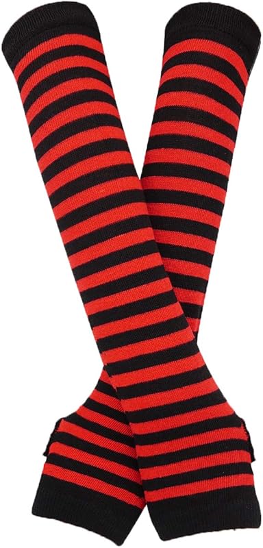Bienvenu Punk Gothic Rock Long Arm Warmer Fingerless Gloves - TrendyLookz