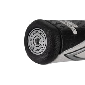 SuperStroke Zenergy Tour 2.0 Golf Putter Grip with No Taper Enhanced SPYNE Technology, New Multi-Zone Texturing and Tech-Port, Pink/White
