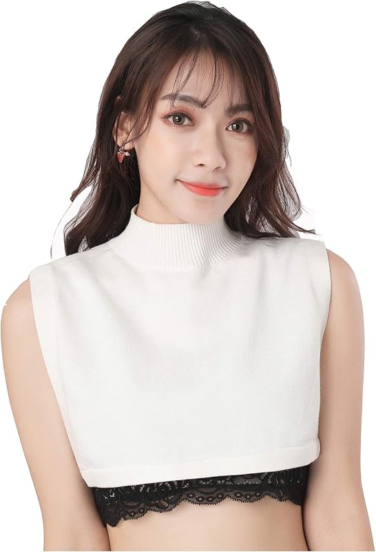 Fake Collar, Women Detachable Dickey Collar False Collar for Dresses Blouse Sweater