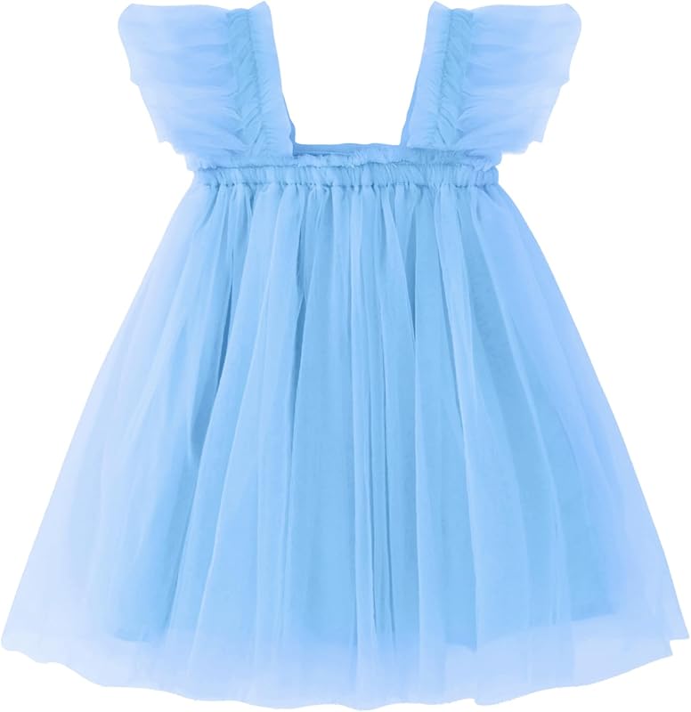 AGQT Baby Girls Tutu Dress Tulle Sundress Size 9M-5T