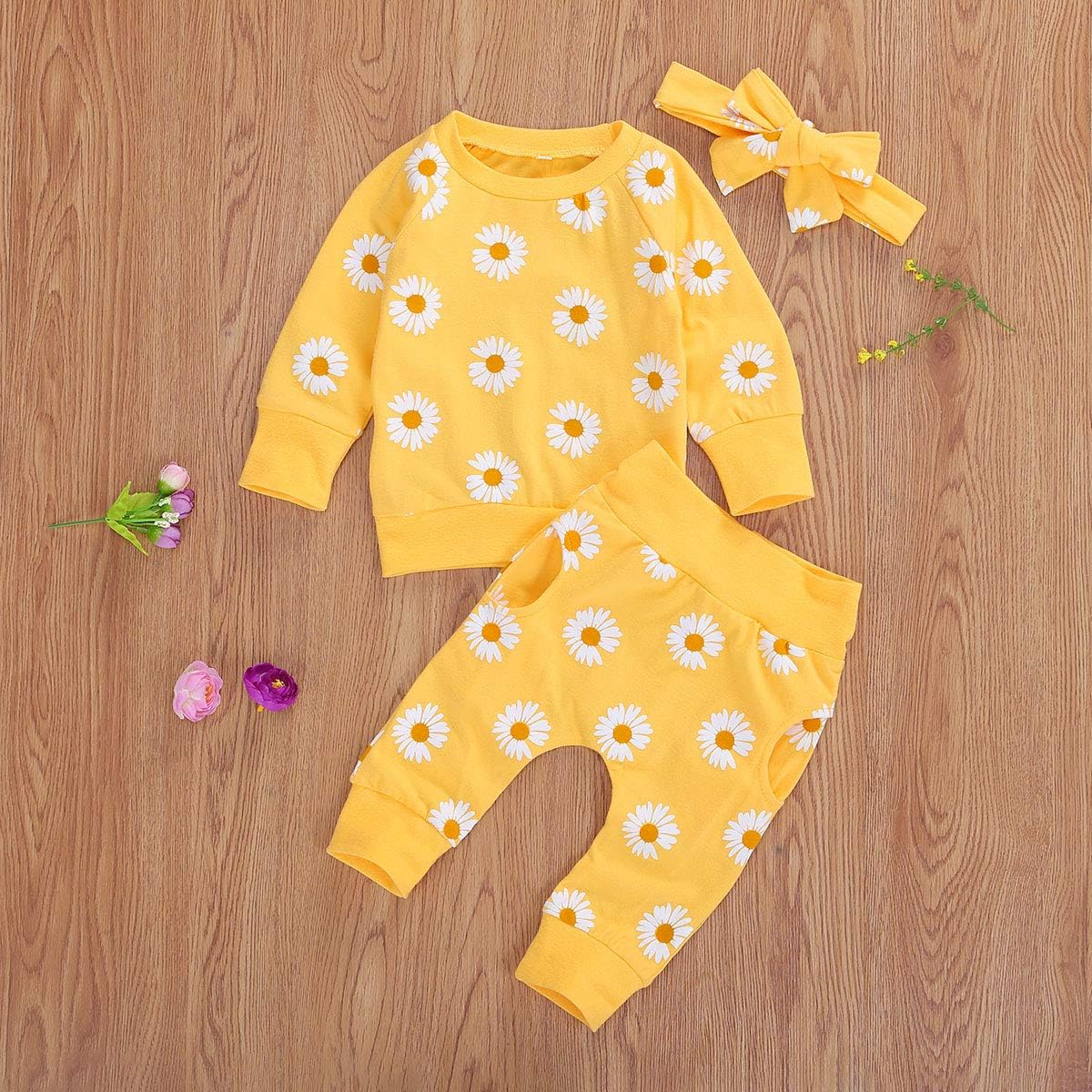 Newborn Infant Baby Girl Clothes Set Sweatshirts Tops Pants Toddler Girl Outfits Gifts 3 6 9 12 18 24 Months