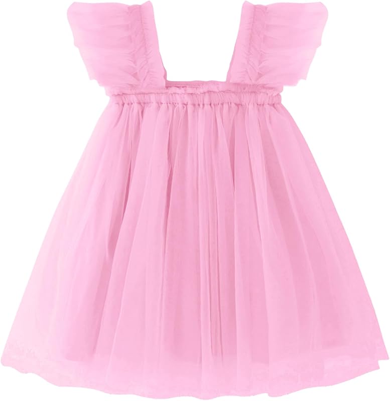 AGQT Baby Girls Tutu Dress Tulle Sundress Size 9M-5T