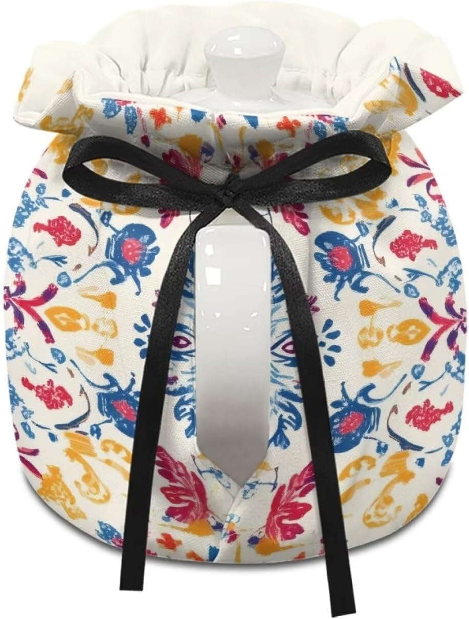 Teapot Thermal Cover Bohemian Mandala Print Tea Cozy for Tea Pot Insulated Suitable for Protecting Kettle Coffee Pot Breakfast Insulated Kitchen Coffee Table Decorative Accessories