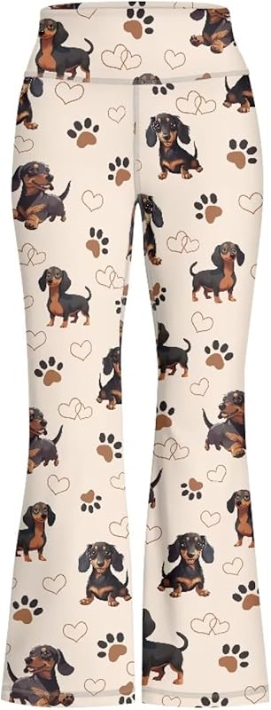 Girls' Athletic Leggings Bell Bottoms Kids Dance Running Yoga Pants High Waisted Workout Active Dance Tights