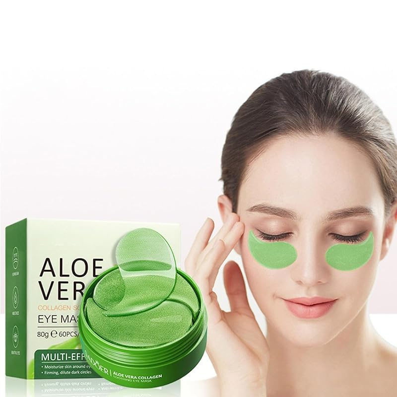 Under Eye Patches, Eye Mask, Reduce Puffy Eyes, Dark Circles, Eye Bags, Eye Patches with Collagen, Anti-Aging Rejuvenating Moisturizing Skin Care for Anti-Wrinkle Eye Masks 60PCS