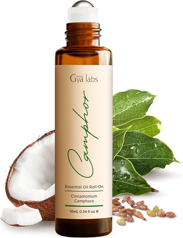 Gya Labs Peace Essential Oil Roll on - 100% Pure Natural Calming Oil for Fatigue, Blend with Patchouli, Frankincense, Aromatherapy Relaxation Gifts for Women and Men, Travel Size (0.34 Fl Oz)