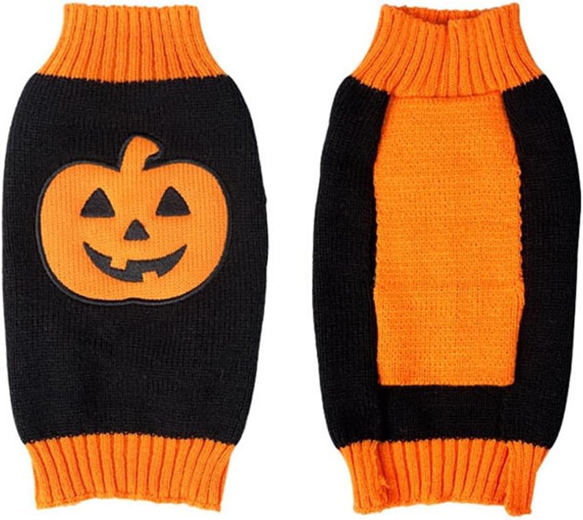 Pet Holiday Halloween Pumpkin Pet Clothes Dog Sweater