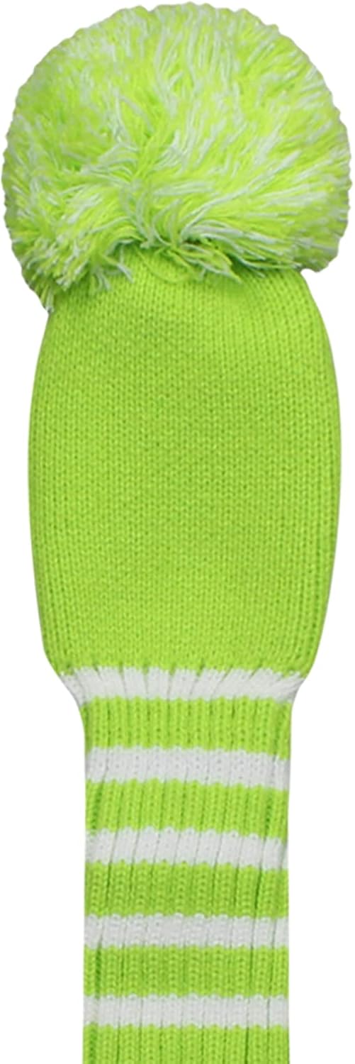 Scott Edward Golf Headcovers for Woods Set of 3 Fits Well Driver(460cc) Fairway Wood and Hybrid(UT) The Perfect Change for Golf Bag Classic Striped Style