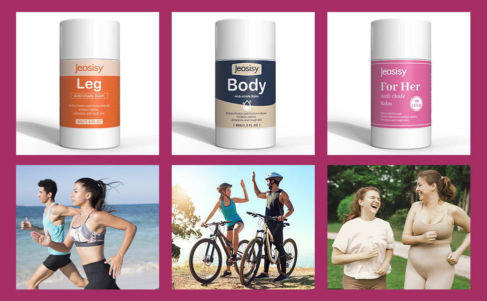 Anti Chafing Stick-For Her Anti Chafe Balm Cream Anti Chafing Friction Defense Balm for Thighs, Chest, Arms, Feet, Elbows and Areas Where Skin Hubs,Travel Size Use Before or After Sport Exercise
