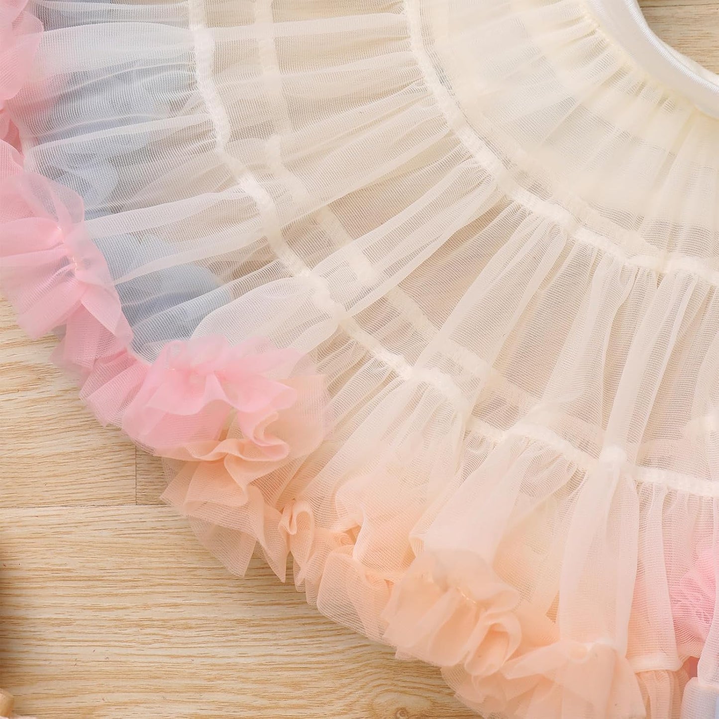 Petticoat Skirt for Girls Tutu Skirt Princess Fluffy Soft Tulle Ballet Birthday Party Pettiskirt Half Slips Dance Underskirt