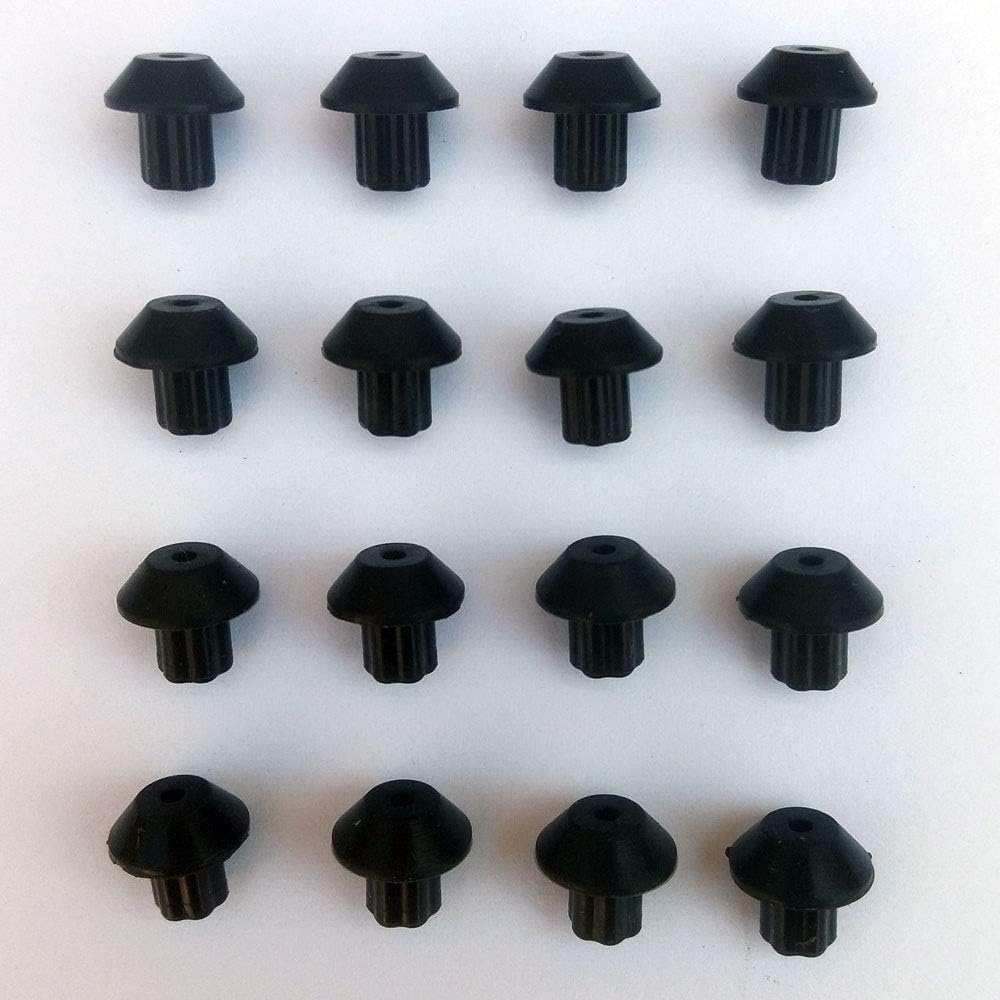 16 Pack WB2K101 Range Burner Grate Rubber Feet Kit Replacement for GE, Hotpoint, Kenmore 362. High Temp Resistant Silicone Rubber Bumper Pads Replace Part WB2K101, WB02K0101, 247410