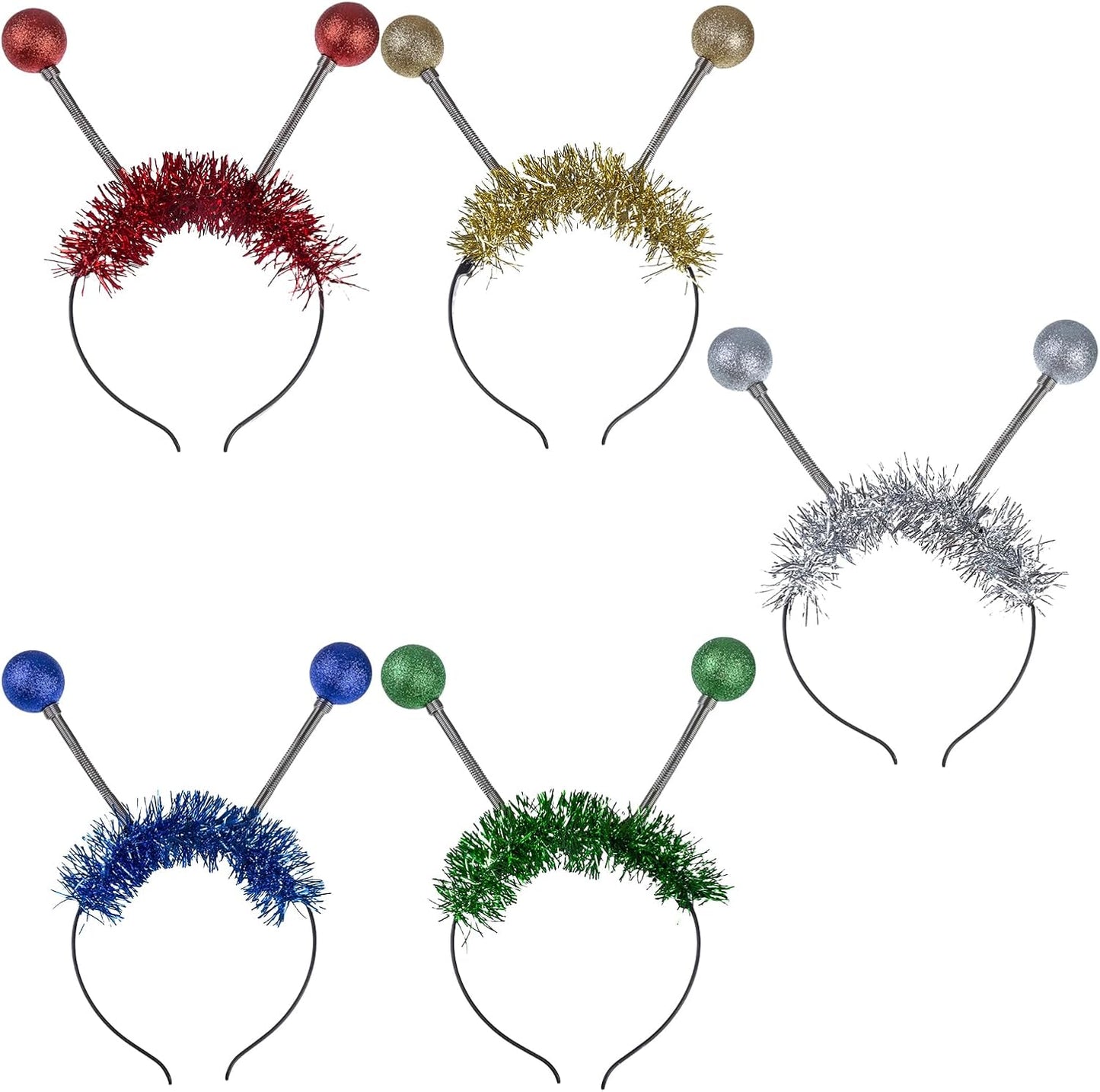 Blue Themed Light Up Alien Headband With Replaceable Battery Hair Decoration Headwear Great For Birthdays Party