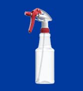 Bar5F Plastic Spray Bottle, 12 oz | Leak Proof, Empty, Trigger Handle, Adjustable Fine to Stream, Refillable, Hair Salons & Spas, Household Cleaners, Cooking | Smoke Grey (1)