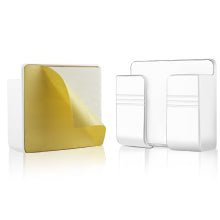 CEI&BPY 2Pcs Phone Holder Wall Mounted, Phone Stand with Self Adhesive. Phone Holder for RV Charging.Compatible with iPhone and Android (2Pack - White) - TrendyLookz