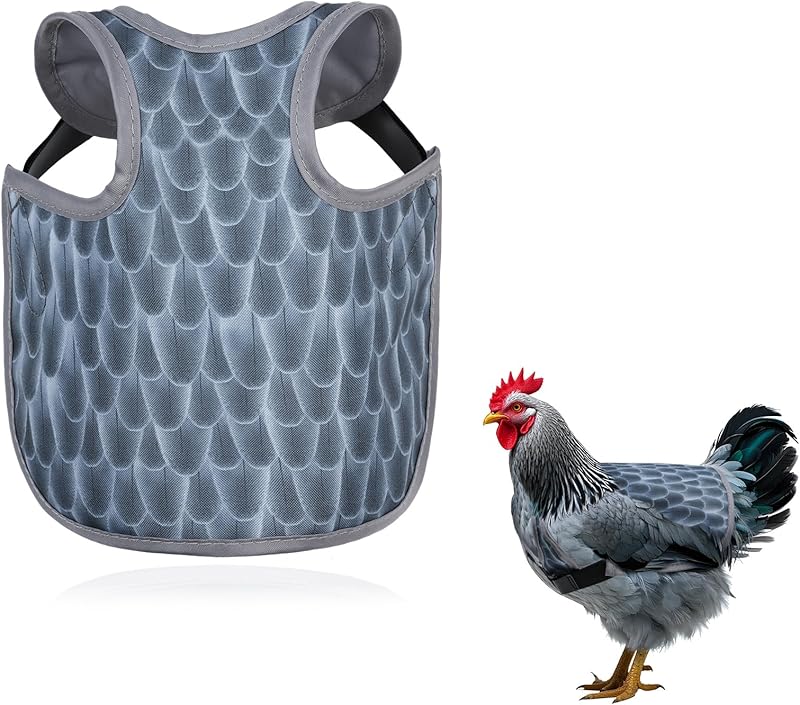 Chicken Saddle for Hens - Chicken Aprons for Hens With Adjustable Straps, Chicken Aprons & Vest Jacket for Hens - TrendyLookz