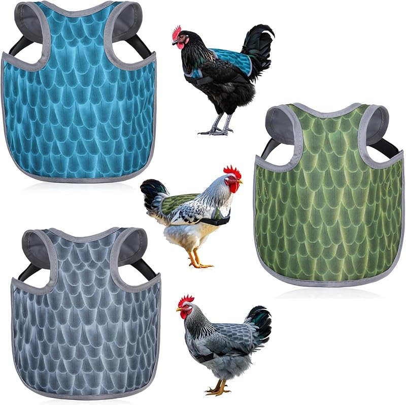 Chicken Saddle for Hens - Chicken Aprons for Hens With Adjustable Straps, Chicken Aprons & Vest Jacket for Hens - TrendyLookz