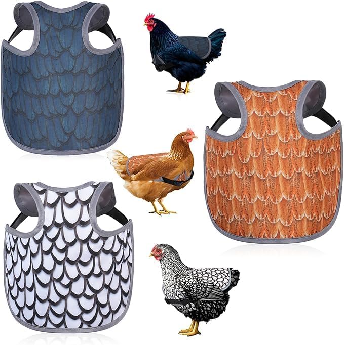 Chicken Saddle for Hens - Chicken Aprons for Hens With Adjustable Straps, Chicken Aprons & Vest Jacket for Hens - TrendyLookz