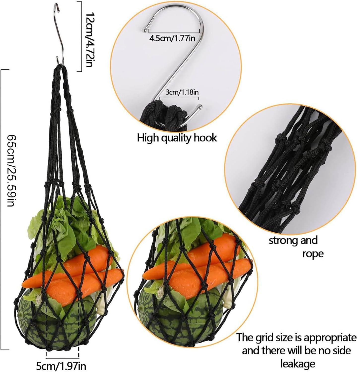 Chicken Vegetable Hanging Feeder, Chicken Vegetable String Bag, Poultry Fruit Holder Chicken Cabbage Feeder Treat Feeding Tool with S Hook for Hens Chicken Coop Toy for Hen Duck Accessories - TrendyLookz