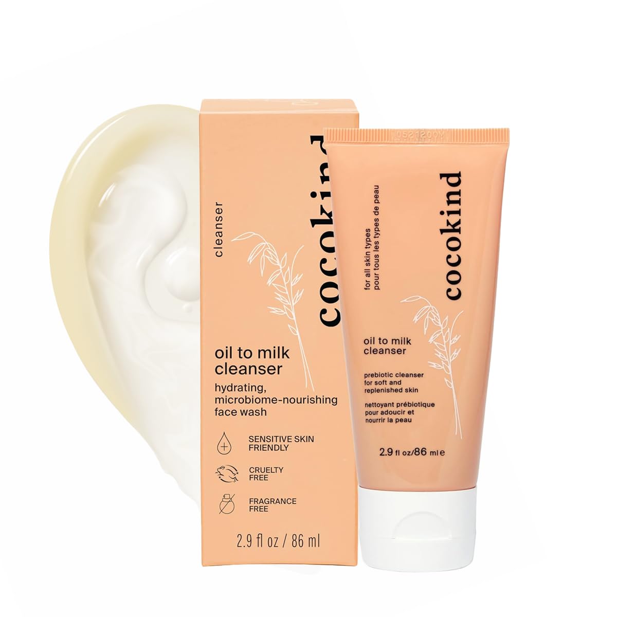 Cocokind Oil to Milk Face Wash, Oil Based Cleanser and Oil Makeup Remover - Cleansing Oil, Cleansing Milk and Cream Cleanser for Face - TrendyLookz