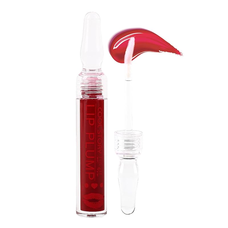 COOL STORY Lip Fuller Gloss, Moisturizing Hydrating Lip Serum, Fuller Lip Care, Lip Plumping Oil for Women Clear - TrendyLookz