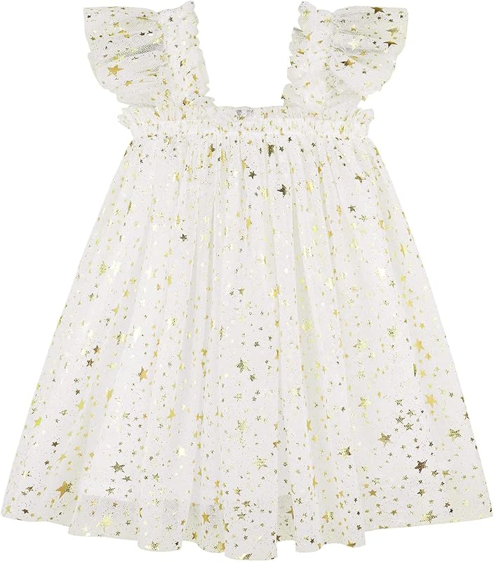 AGQT Baby Girls Tutu Dress Tulle Sundress Size 9M-5T