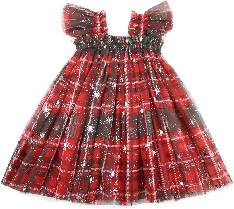 AGQT Baby Girls Tutu Dress Tulle Sundress Size 9M-5T